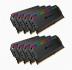 QUAD CHANNEL: 64GB (8x 8GB) DDR4 3200MHz, Unbuffered, 16-18-18-36, XMP 2.0, DOMINATOR PLATINUM RGB Black Heatspreaders, RGB LED, 1.35V Memory QUAD CHANNEL: 64GB (8x 8GB) DDR4 3200MHz, Unbuffered, 16-18-18-36, XMP 2.0, DOMINATOR PLATINUM RGB Black Heatspreaders, RGB LED, 1.35V Memory